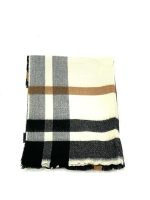 Bufanda de estampado Negro