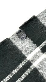 Bufanda de estampado Negro