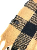 Bufanda con estampado a cuadros