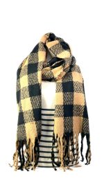 Bufanda con estampado a cuadros