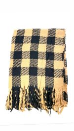 Bufanda con estampado a cuadros