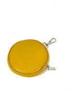 Monedero de piel con enganche