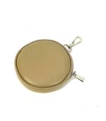 Monedero de piel con enganche