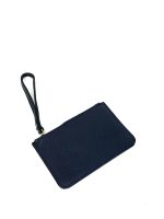 Cartera de mano de piel para pasaporte