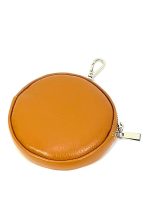 Monedero de piel con enganche