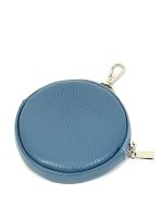 Monedero de piel con enganche