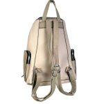 Mochila sintética grande con cremalleras