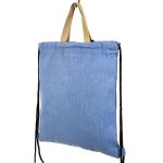 Mochila de cuerdas con asa de mano