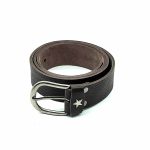 Cinturón piel vacuno estrella sostenible y artesanal