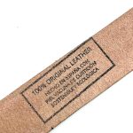 Cinturón de piel vacuno tachuelas de curtición ecológica