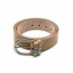 Cinturón de piel vacuno tachuelas de curtición ecológica