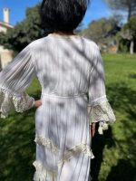 Vestido largo tipo bohemio con precioso diseño frontal