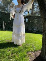 Vestido largo tipo bohemio con precioso diseño frontal