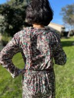 Vestido veraniego corto multicolor