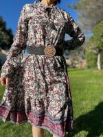 Vestido veraniego corto multicolor