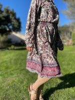 Vestido veraniego corto multicolor