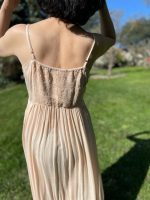 Vestido largo de algodón con bonito diseño