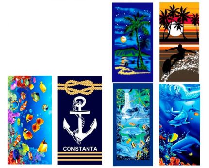 Toallas de verano estilo marino
