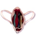 Bolso Piel estilo Shopper con bolsillo frontal