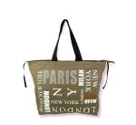 Bolso sintético shopper de gran capacidad