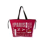 Bolso sintético shopper de gran capacidad