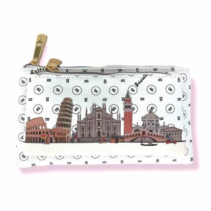Cartera Monedero sintético 2 cremalleras