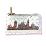 Cartera Monedero sintético 2 cremalleras