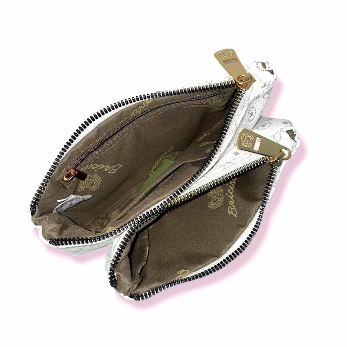 Cartera Monedero sintético 2 cremalleras