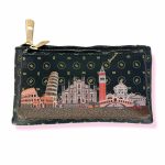 Cartera Monedero sintético 2 cremalleras