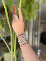 Pulsera fina artesanal Wayuu