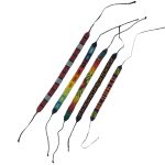 Pulsera artesanal Wayuu de vivos colores