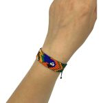 Pulsera artesanal de algodón estilo Wayuu