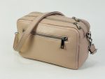 Bolso bandolera de piel con doble compartimento