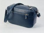 Bolso bandolera de piel con doble compartimento