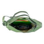 Bolso Mochila de piel con doble cierre