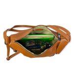 Bolso Mochila de piel con doble cierre