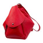 Bolso Mochila de piel con doble cierre