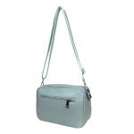 Bolso bandolera de piel con doble compartimento