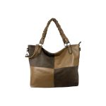 chic 0017 amplio bolso sintetico de mujer con diseno de cuadrados y bolsillo trasero CGMC469 5